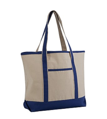 Embroidered Canvas Tote