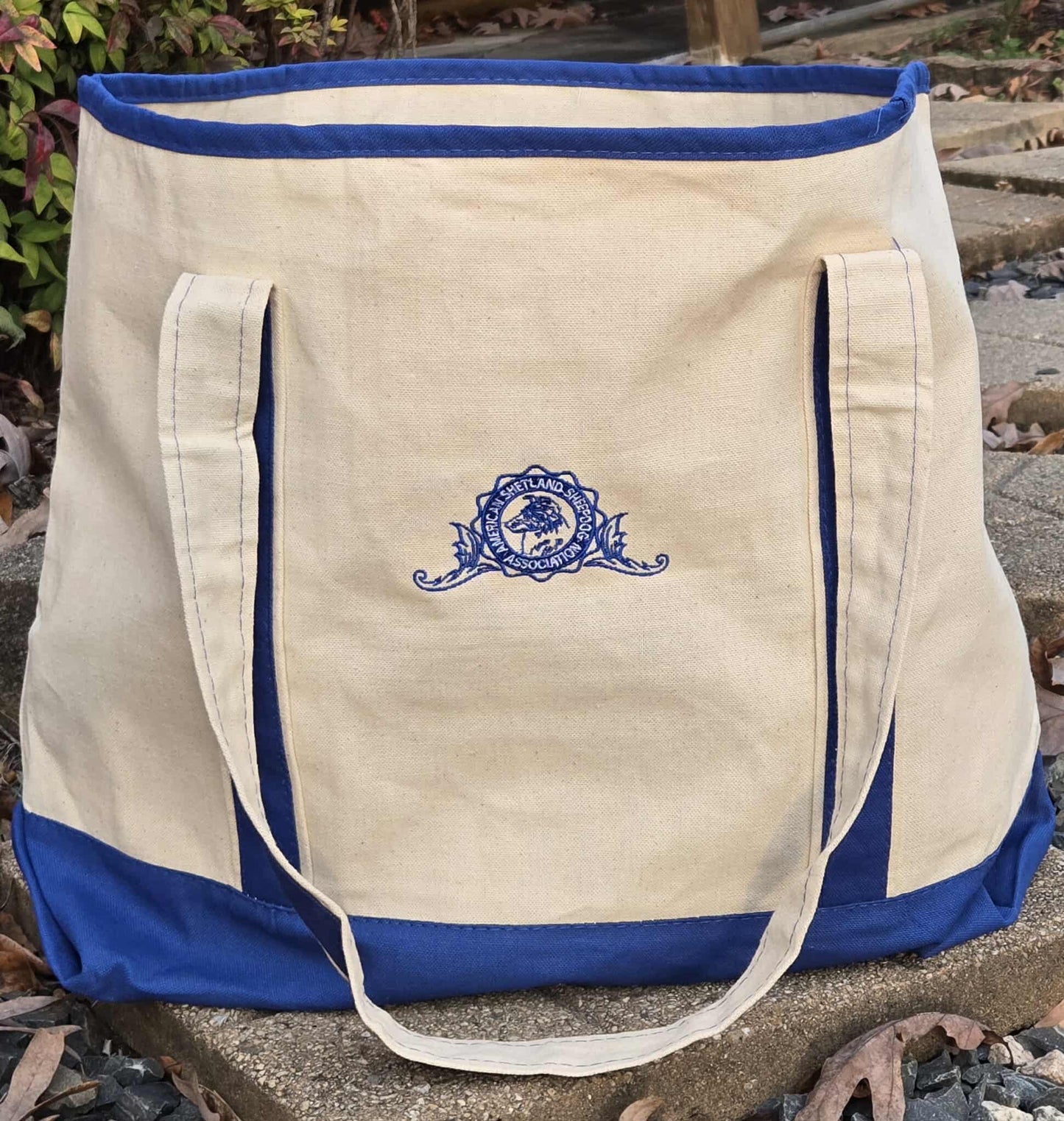 Embroidered Canvas Tote