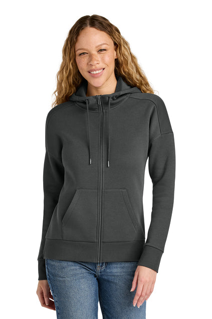 District® Women’s Perfect Weight® Fleece Drop Shoulder Full-Zip Hoodie