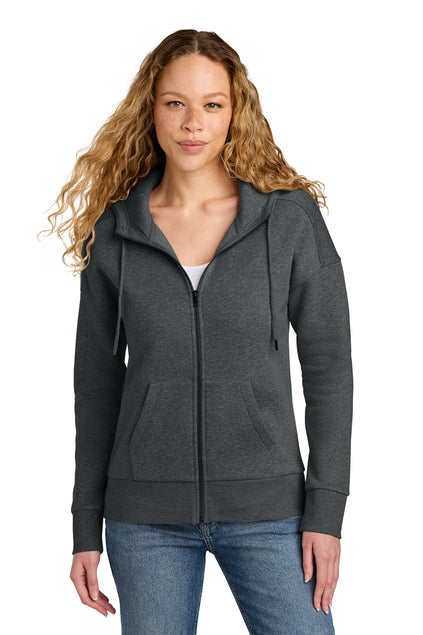 District® Women’s Perfect Weight® Fleece Drop Shoulder Full-Zip Hoodie