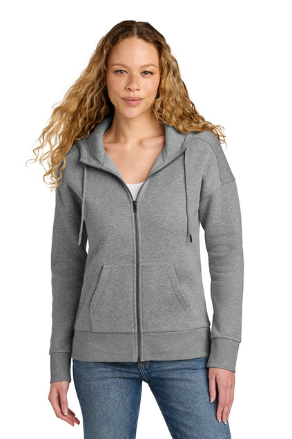 District® Women’s Perfect Weight® Fleece Drop Shoulder Full-Zip Hoodie