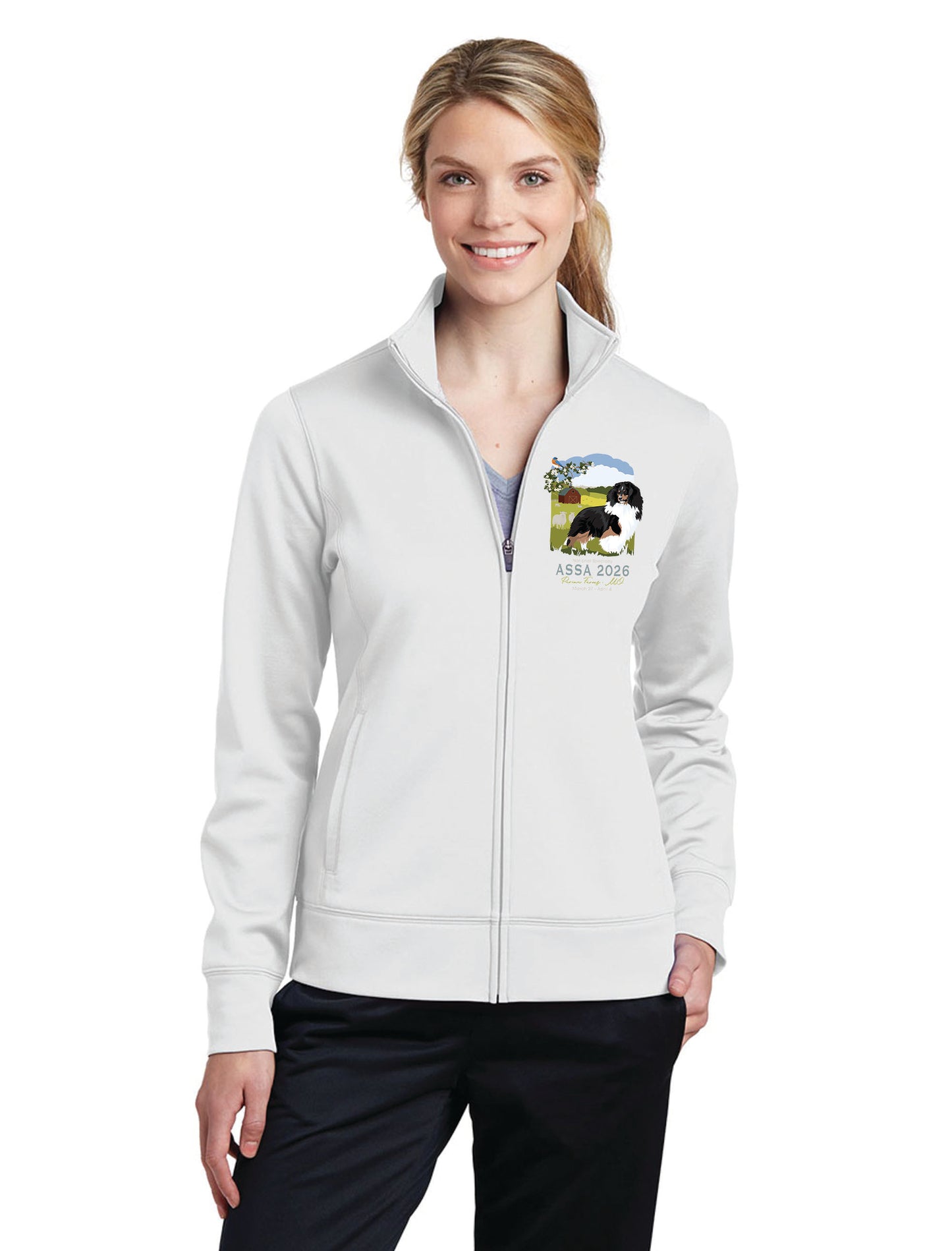 Embroidered Sport-Tek® Women's Sport-Wick® Fleece Full-Zip Jacket